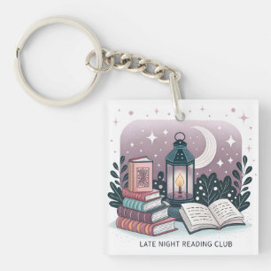 Porte-clefs Magic Late Night Reading Club Lantern Book Stack