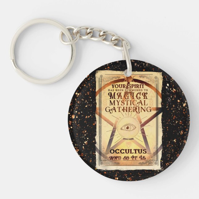 Porte-clefs Magick Mystical Gthering Magic Fortune Teller Eye (Devant)