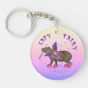 Porte-clefs Magie de Capybara Fée