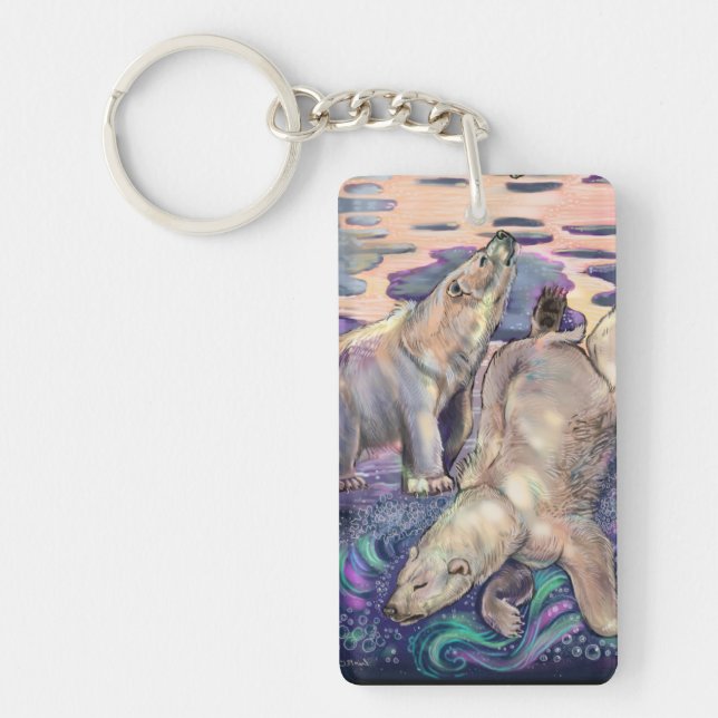 Porte-clefs Magie de l'ours polaire (Devant)