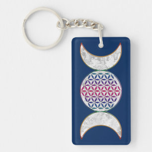Porte-clefs Magie Triple Moon - Spirit Flower Of Life 2