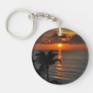 Porte-clefs Magnifique coucher de soleil tropical