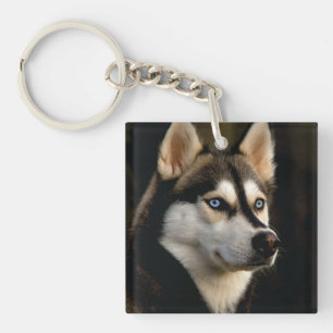 Porte-clefs Magnifique Coussin de Lancement Husky