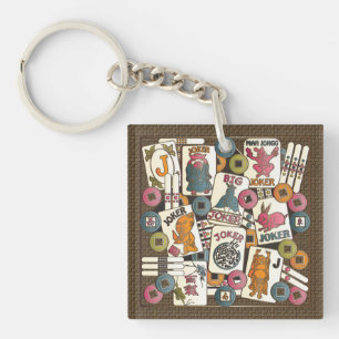 Porte-clefs Mah Jong Jokers