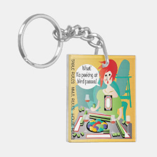 Porte-clefs Mah Jongg Sayings Peek Pass