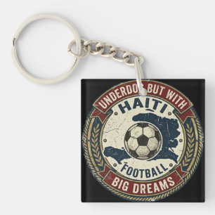 Porte-clefs Maillot de Football Haïti Coupe du Monde 2026 Outs