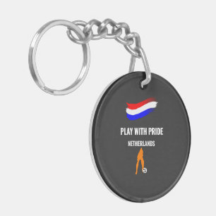 Porte-clefs Maillot Fierté Footballeur Néerlandais 2026