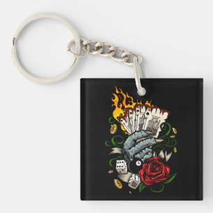 Porte-clefs Main Des Cartes