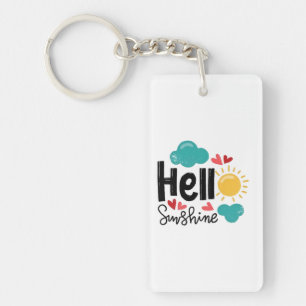 Porte-clefs Main Drake Art - Bonjour Sunshine Texte