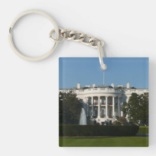 Porte-clefs Maison Blanche de Noël pour les Fêtes Washington D