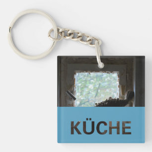 Porte-clefs Maison de cartes   Équipement d'entreprise inhabit
