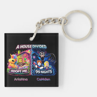 Porte-clefs Maison divisée Adopt Me contre 99 Nights