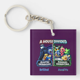 Porte-clefs Maison divisée : Jujutsu Shenanigans contre hôpita
