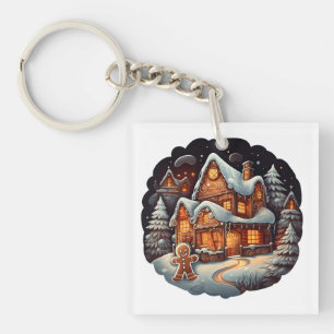 Porte-clefs Maison homme Xmas Gingpain