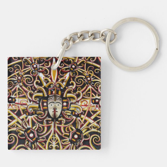 Porte-clefs Maison sculptée (Dos)