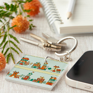 Porte-clefs Maisons Wonky