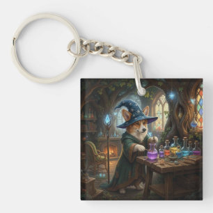 Porte-clefs Maître des Potions Corgi