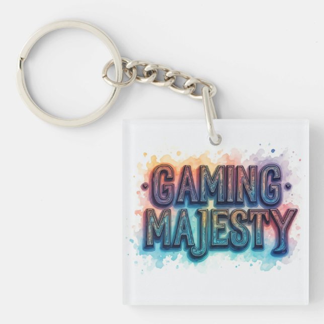 Porte-clefs Majesté du jeu (Devant)