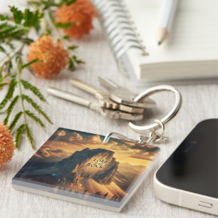 Porte-clefs Majestic Mountain : Le Seigneur Est Mon Rocher