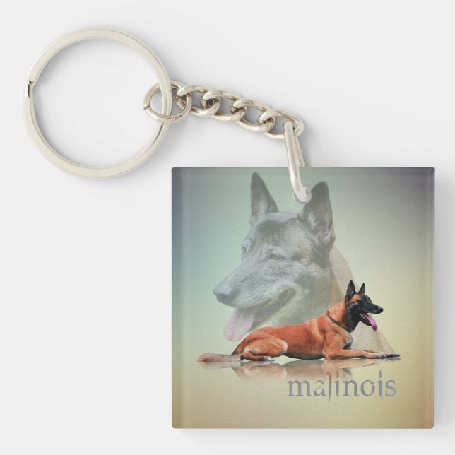 Porte-clefs Malinois - berger belge - Mechelaar - Maligator (Devant)
