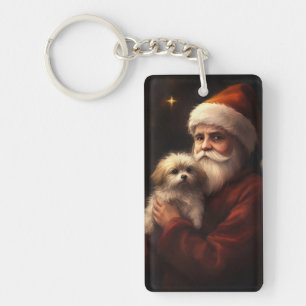 Porte-clefs Maltais avec le Père Noël Festif Noël