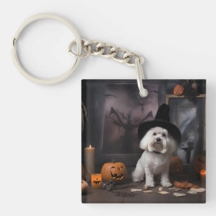 Porte-clefs Maltais Citrouille Halloween effroi