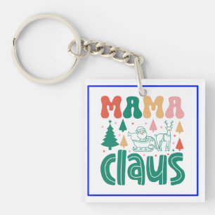 Porte-clefs Mama Claus Christmas Design-60097