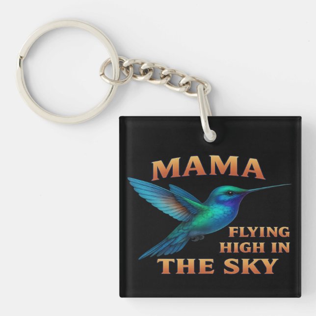 Porte-clefs Mama Hummingbird - Vol haut dans l'édition Sky (Devant)