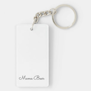 Porte-clefs Mama Ours Mères Fête Enfants Maman Amour