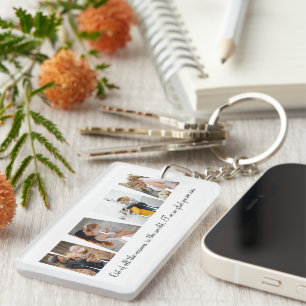 Porte-clefs Mama Photo Collage Acrylique Porte - clé Fête des 