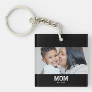 Porte-clefs Maman a établi une photo moderne et audacieuse