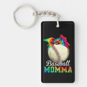 Porte-clefs Maman Baseball Momma Anniversaire