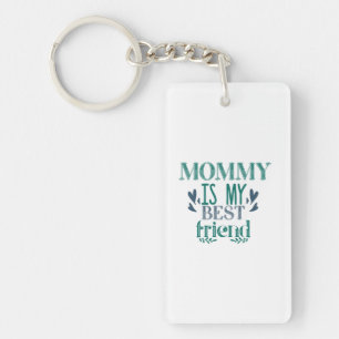 Porte-clefs Maman Cadeau Couple Est Mon Meilleur Ami
