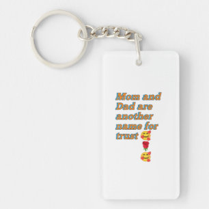 Porte-clefs Maman cadeaux papa verrouillés