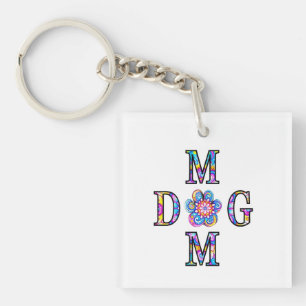Porte-clefs Maman Chien Croix
