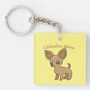Porte-clefs Maman Chihuahua Mignonne Art Thunder_Cove