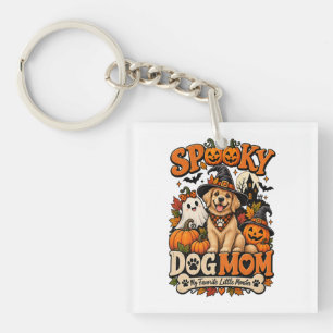 Porte-clefs Maman de chien effrayant Halloween Mignon Squelett