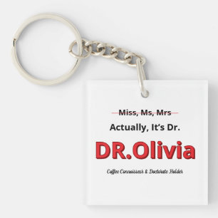 Porte-clefs Maman diplômée PhD Graduation Doctorat Drôle Objec