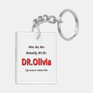 Porte-clefs Maman diplômée PhD Graduation Doctorat Drôle Objec