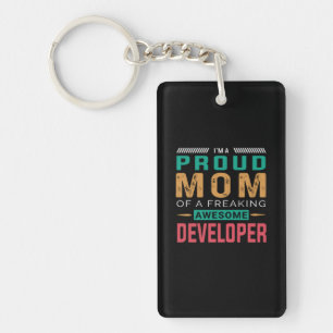 Porte-clefs Maman Du Développeur Génial