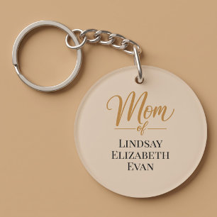 Porte-clefs Maman Élégante Personnalisée
