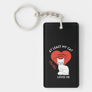 Porte-clefs Maman et papa Chat Love Porte - clé personnalisé