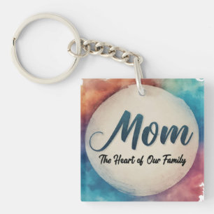 Porte-clefs Maman : Le coeur de notre famille