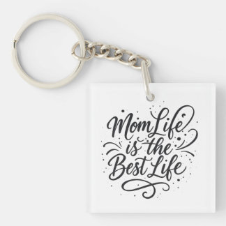 Porte-clefs Maman Life is the Best Life - Porte - clé acryliqu