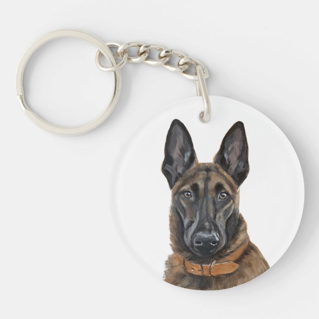 Porte-clefs Maman Malinoise belge (Devant)