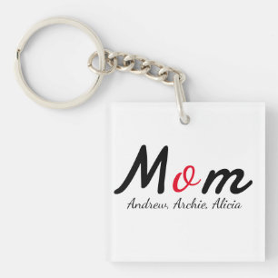 Porte-clefs maman maman maman maman nom enfant personnalisatio