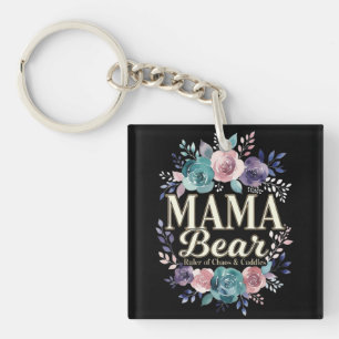 Porte-clefs Maman Ours Dirigeante Du Chaos Et Des Câlins Cadea