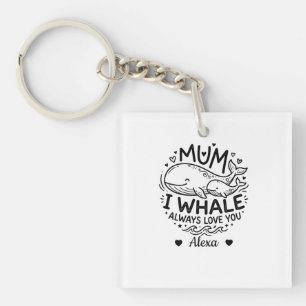 Porte-clefs maman personnalisée je t'aime toujours cadeau de f