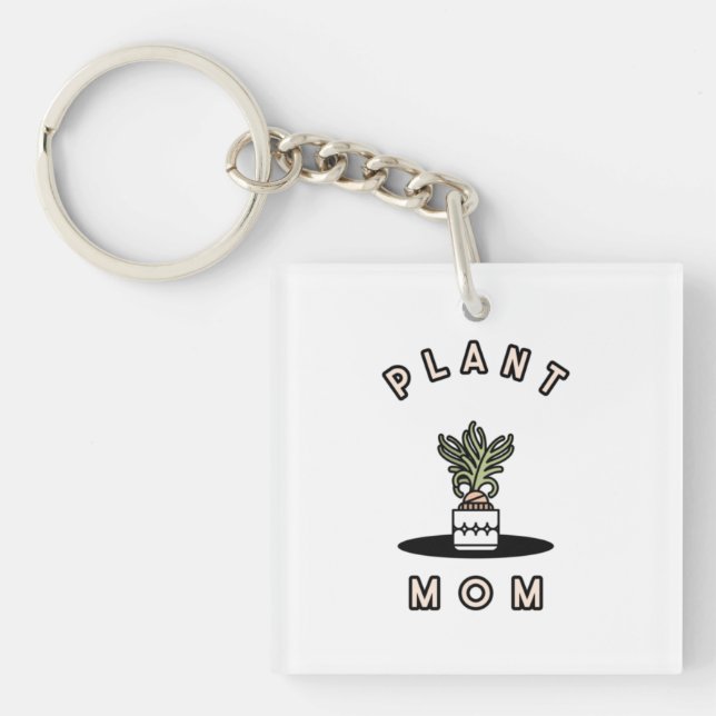 Porte-clefs Maman plante (Devant)