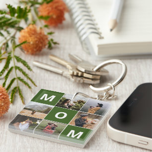 Porte-clefs Maman Porte - clé photo pour la fête des mères